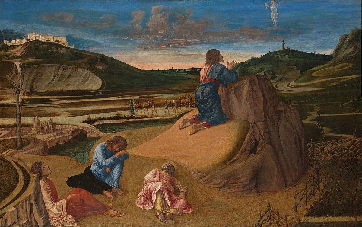 FOOD FOR THE ORBS | The Agony in the Garden by Giovanni Bellini c....
