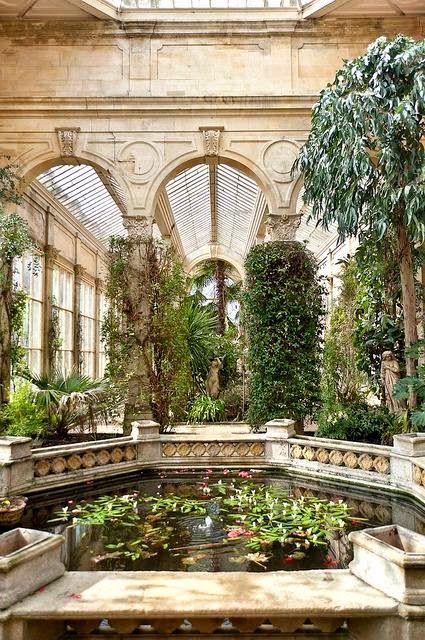 plantinghuman:Victorian conservatory, Castle Ashby,...