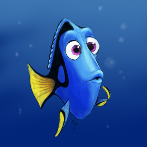 alexmyn:“My doodle of Dory, from Disney Pixar Finding Dory! Hmp…Mi ...