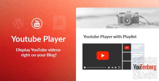Youtenberg v1.0.1 – Gutenberg YouTube Player with Playlist Nulled