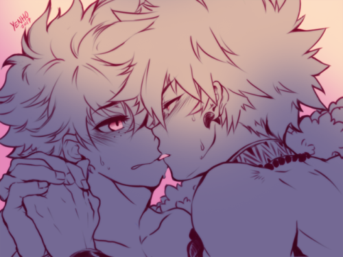 yenho:Kacchan: Open your mouth!…Deku:… *ghdf*by YenHo