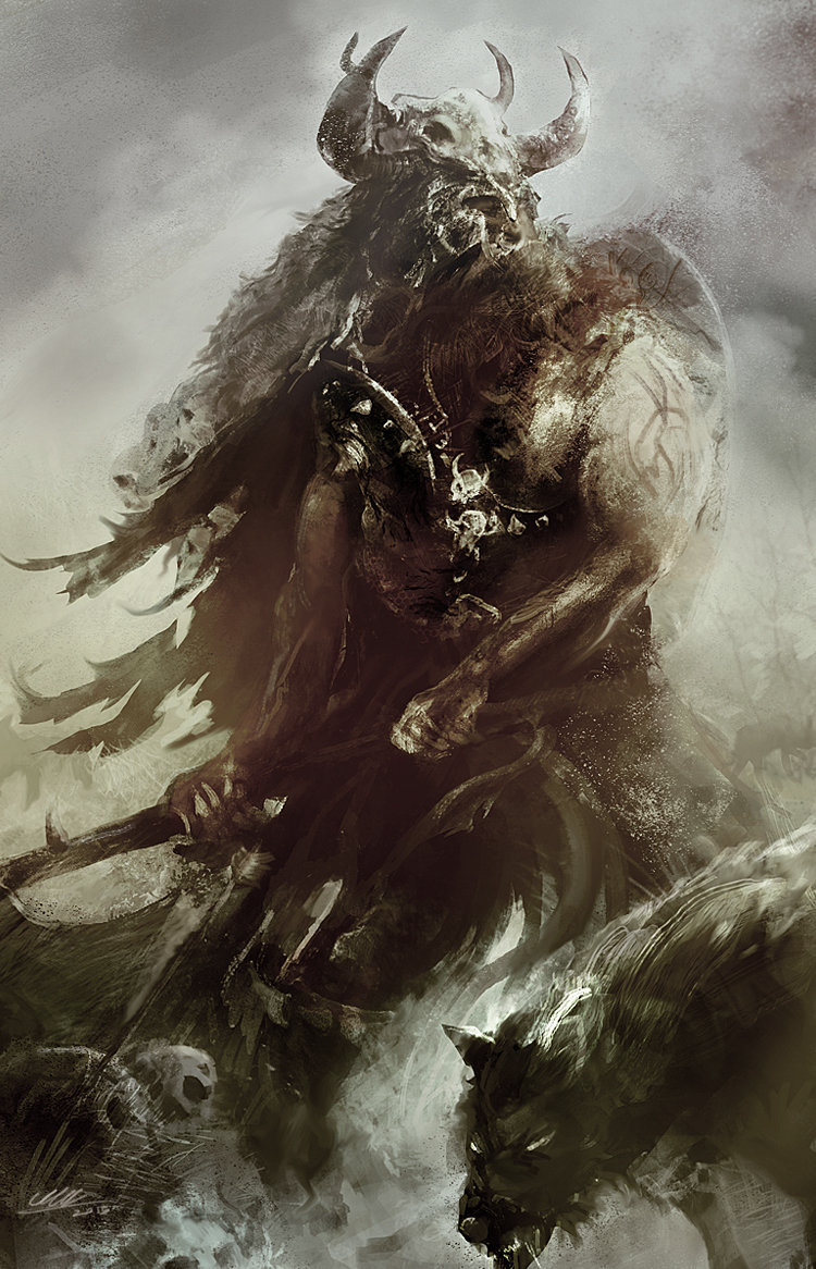 Fantasy Art Watch — Barbarian Warrior by Mika Koskensalmi
