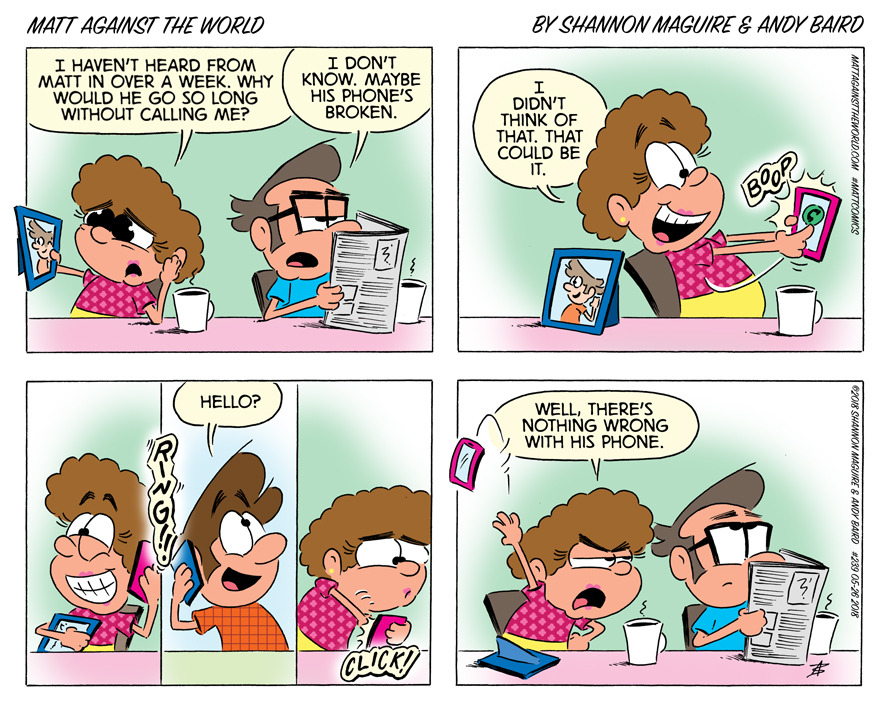 Call your mom Comic