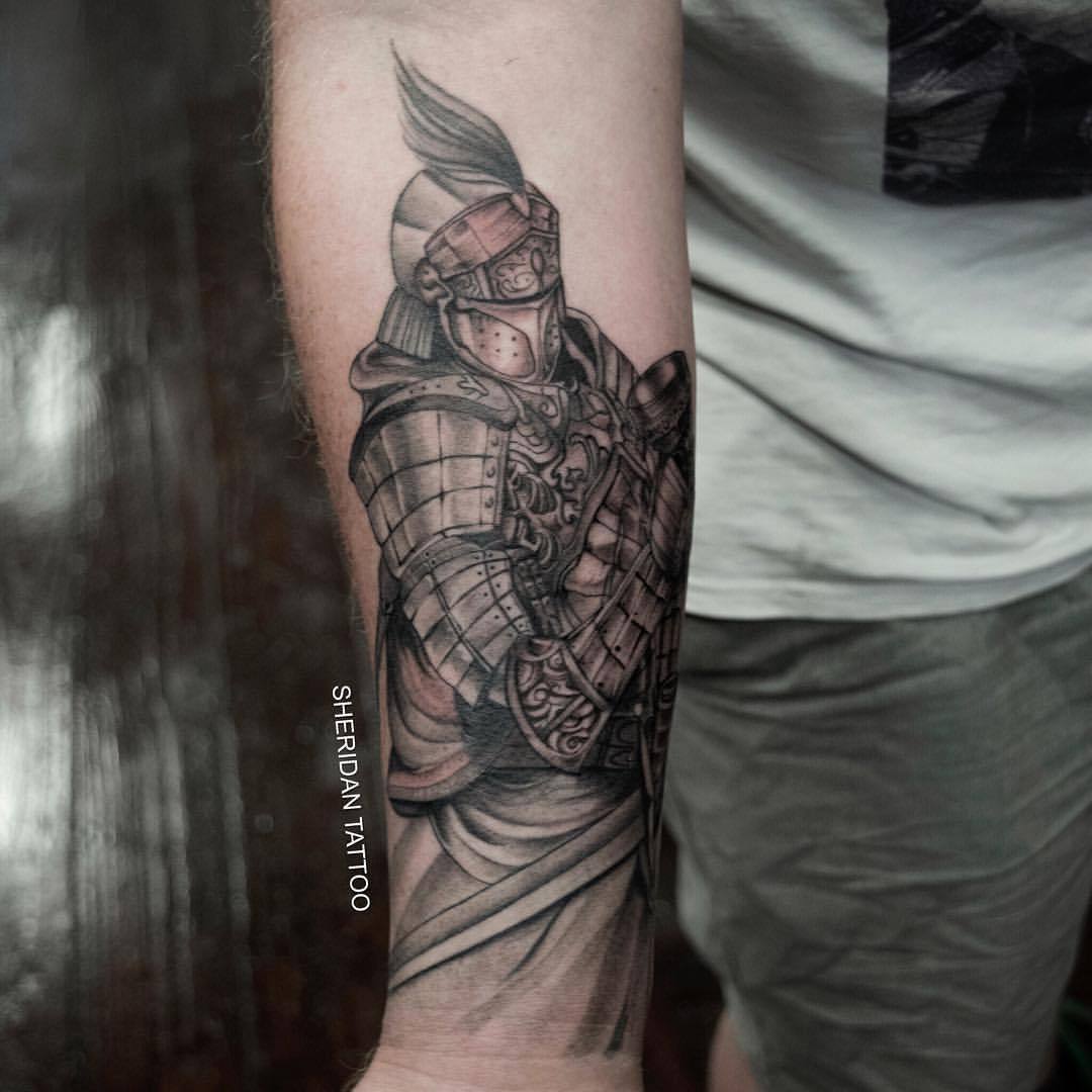 SHERIDAN TATTOO — Warrior on forearm.#tattoo #ink #inked #warriors...