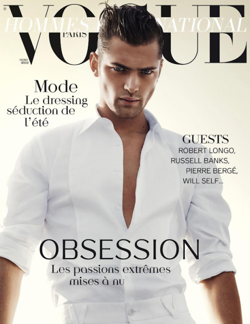 Sean O'Pry from VNY by David Sims for Vogue Hommes International via VGL