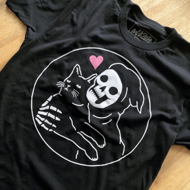 No Fit State Co. Grim Reaper Cat T-Shirt