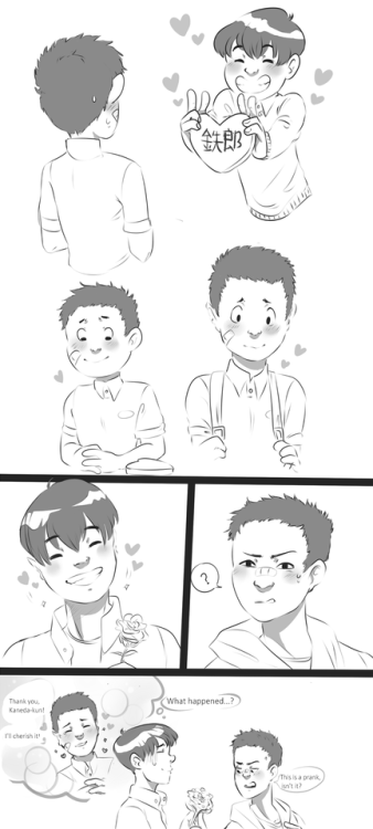 Drawing Tetsuo and Kaneda as kids is very fun so here’s a comic....