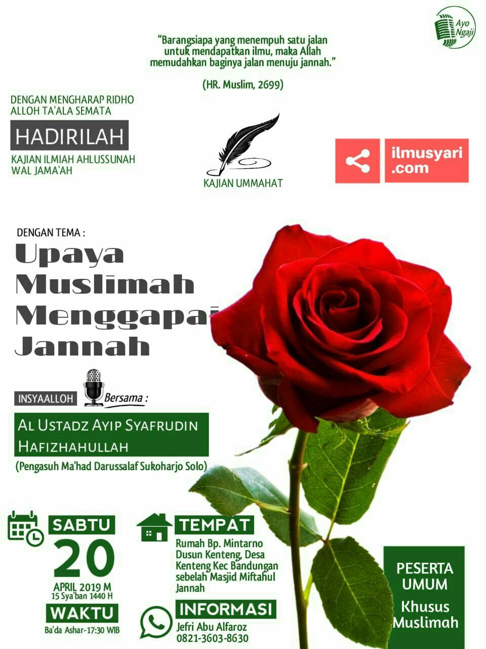 Semarang, (Bandungan), (Muslimah), 20, Apr 2019'