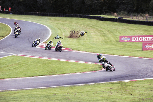 Superstock 1000 race, Oulton Park 2019.Nikon F5, Kodak...