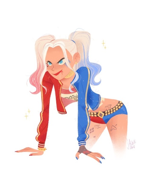 jackiedroujko:harley doodle