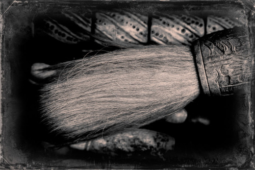 Calligraphy brush, Dongtai Road antiques market, Shanghai....