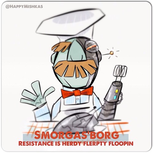 borg resistanceisfutile muppets swedishchef startrek