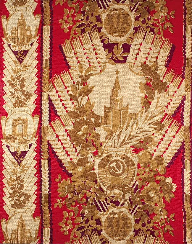 19th Party Congress, decorative fabric (1952)