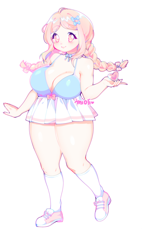 Cute chubby anime boy