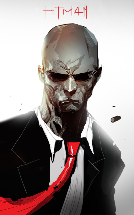 gamingpixels:Video Games Fan Arts by nefar007:Hitman...