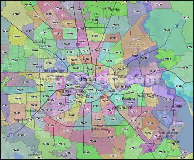 Maps Maps Maps Houston Zip Codes Houston Tx Zip Code