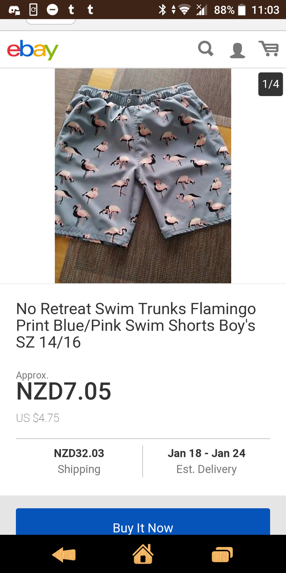 river island flamingo swim shorts