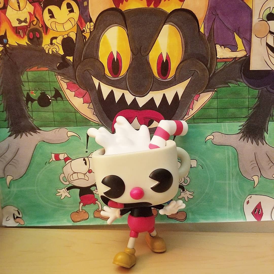 cuphead vinyl figures