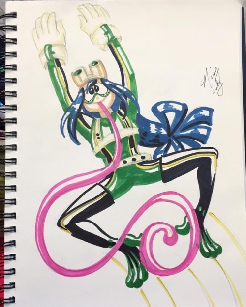 Sketch commissions available at table 500 in the corner of the gym at Fanfaire NYC!
🐸
.
.
.
#tsuyuasui #myheroacademia #frog #froggirl #anime #manga #sketchart #commissionsopen @fanfairenyc #comiccon #fanfairenyc #sketch #jump #leapfrog #copicmarkers...