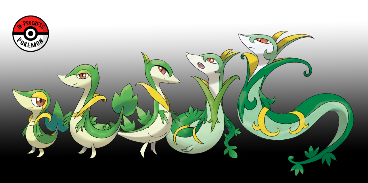 In-Progress Pokemon Evolutions | - - - - - NEW VERSION - - - - - #495.5 ...