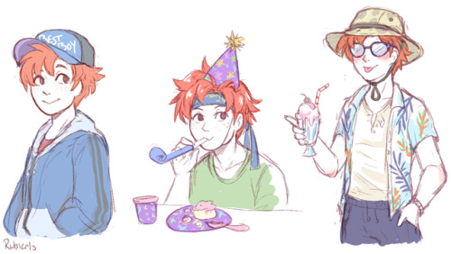 rubiarts:@funkadacious asked for Roy in stupid hats ppfftit...