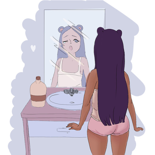 elgekvinnen:Koalamom’s morning routine! She can change her...