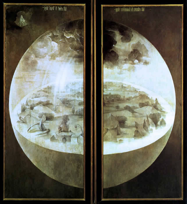Skull of joy \u2014 Hieronymus Bosch , Garden of earthly delights,