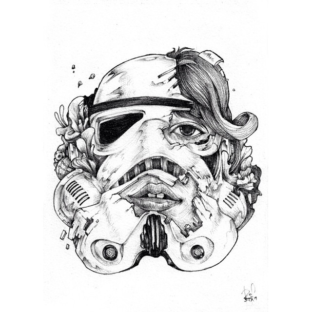 Raf Banzuela - Random starwars drawing. :) #starwars...