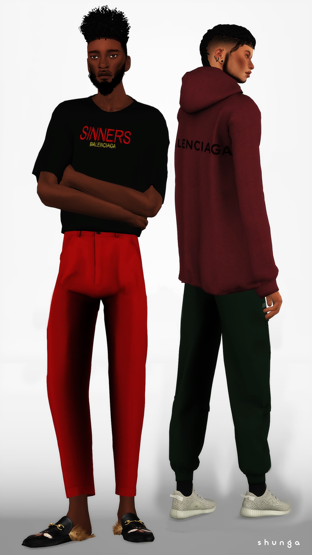 The Sims 4 CC — shunga: This collection contains a pair of...