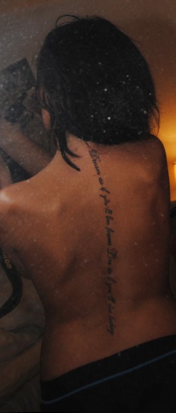 spine quote tattoos tumblr