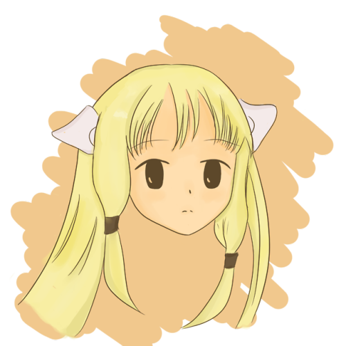 Chobits anime art