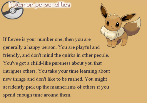 pokemon-personalities:#133, Eevee