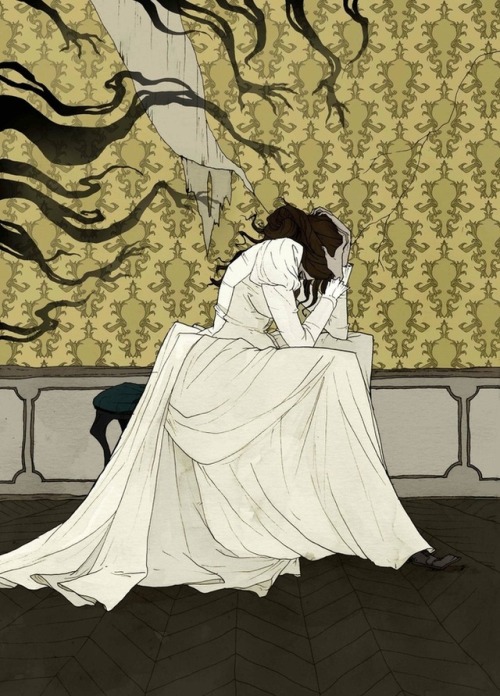 supersonicart:Abigail Larson x INPRNT.The gorgeously haunting...