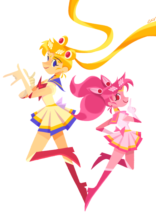 lucyf719:Sailor Moon & Chibiusa