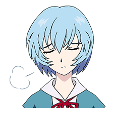 evangelion rei smile