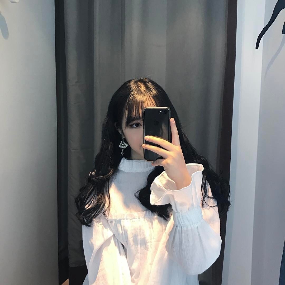 Ulzzangs Aesthetic — Ulzzang Girls Mirror Selfie 🌀 Cr To Owners