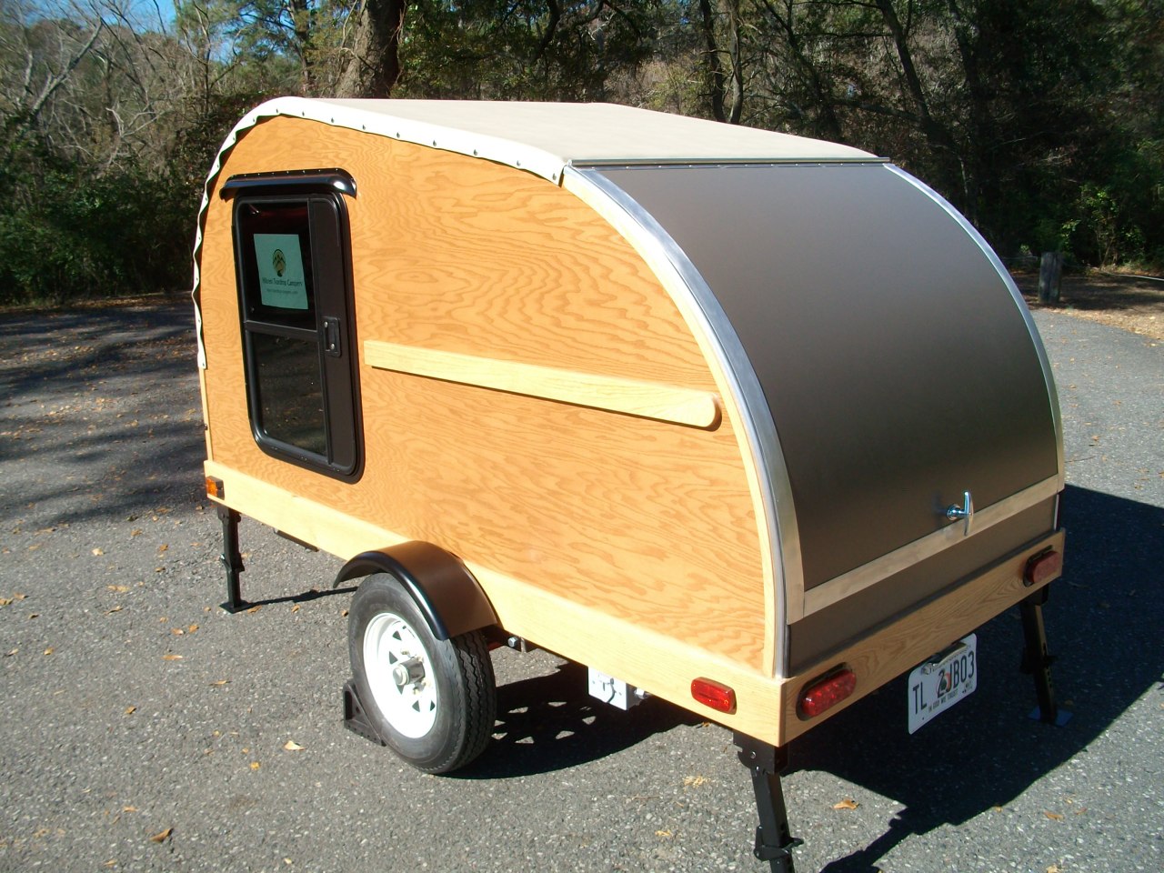 Our newest 4x8 Oak Convertible Teardrop Camper is... - Hillcrest ...