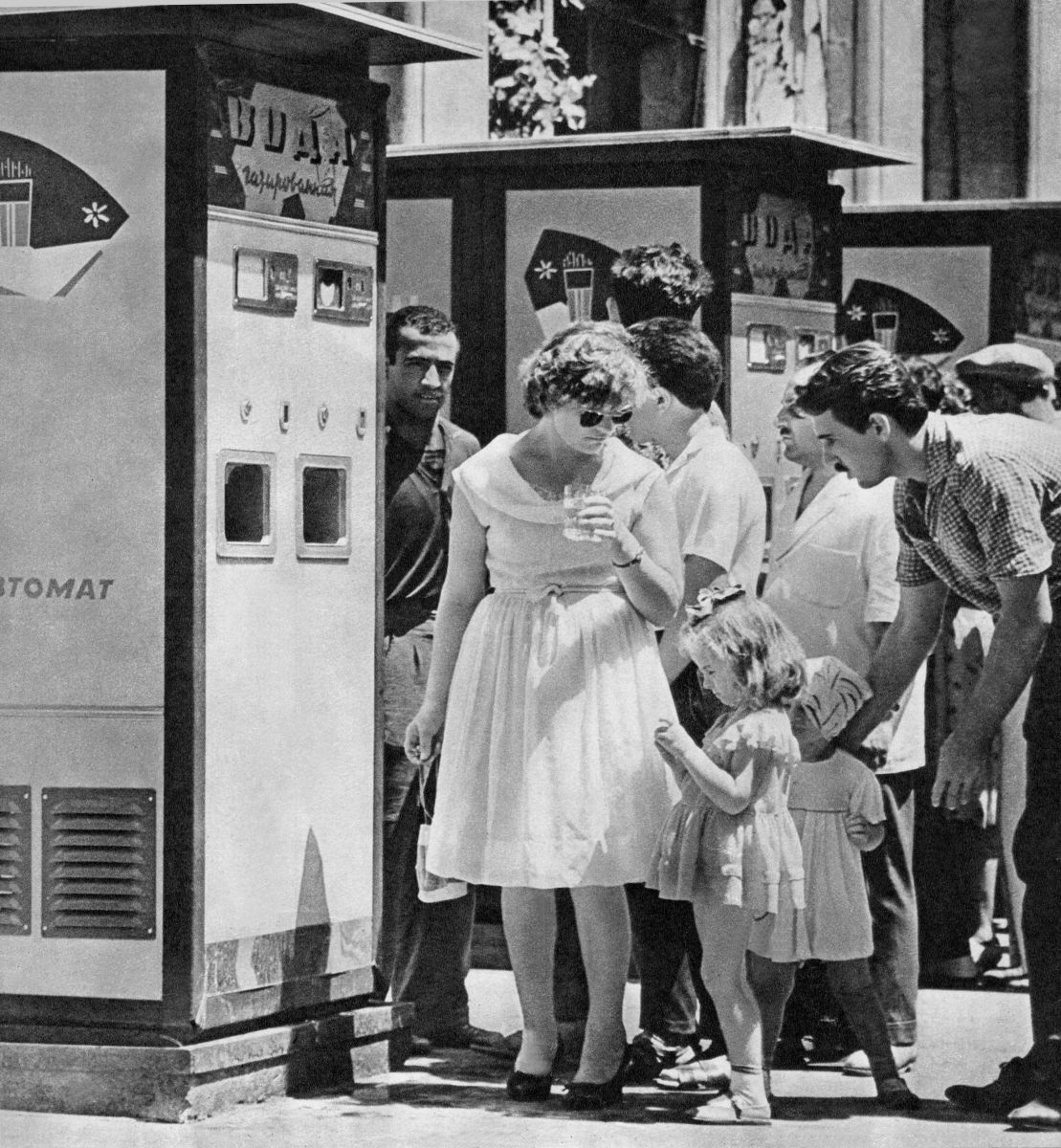 Soda machines were very popular in the 1960s