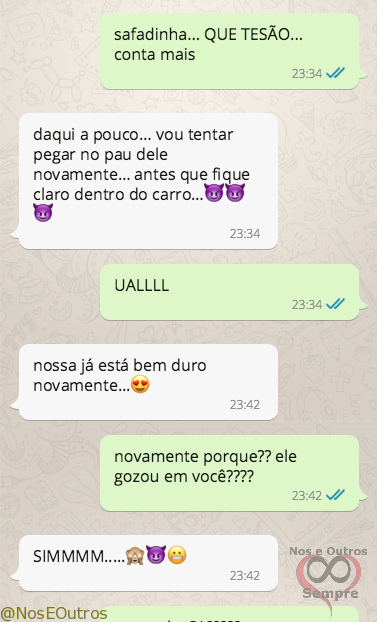 contonochat:CONVERSA DE MARIDO E MULHER - PARTE 3 DE 3Era só...