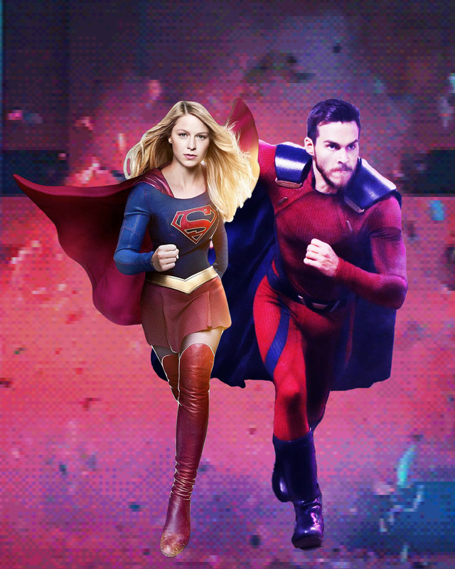 Supergirl - Kara Zor El and Mon El Daxam