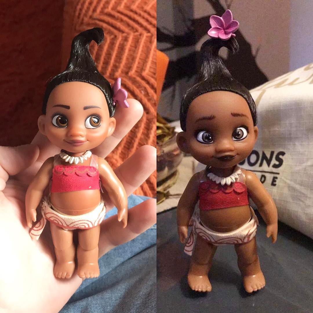 moana baby doll disney store