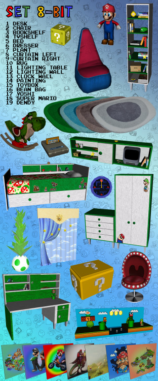 Sims 3 мебель sims3pack