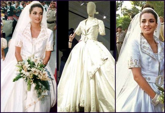 Image result for queen rania wedding veil