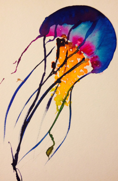 Drawing Jellyfish Ink