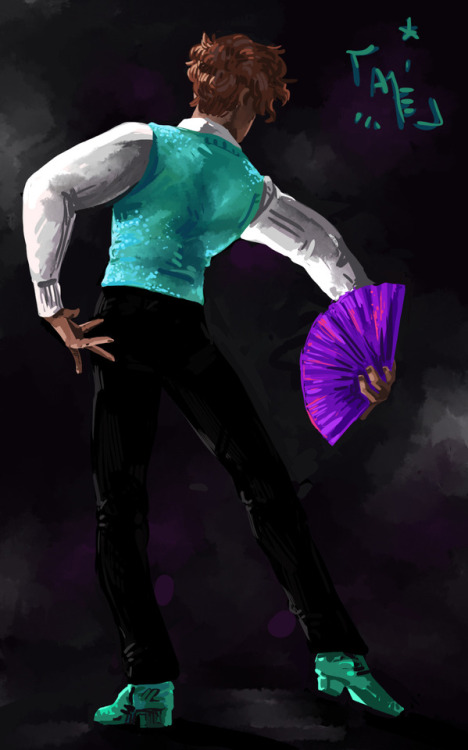 remus lupin flamenco dancer hp fanart teal i know nothing about flamenco i& 039;m so sorry marauders incentive for a wolfstar fic ;) purple fan yeees quick digi painting i& 039;m tired now sleep