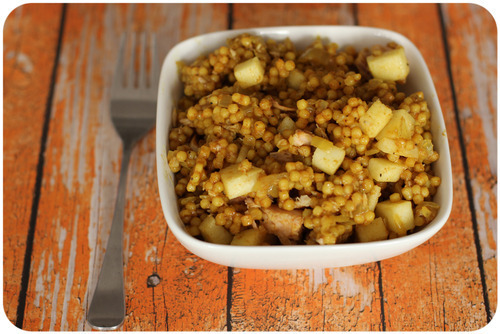 - Simple Curried Couscous