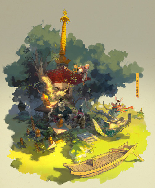 theartofanimation:鍾離 華蟲  -...