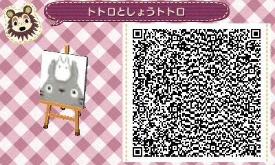 Animal Crossing New Horizons creations & qr codes - Totoro Kit