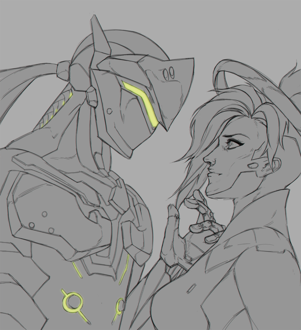 It's Day 2 of Beta withdrawal. I am writing Genji/Mercy fanfiction to cope.  Help. : r/Overwatch