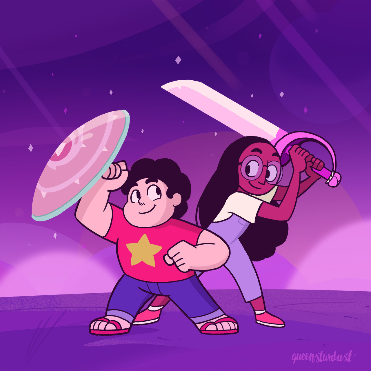 I only started watching Steven Universe this year, and I can´t believe I´ve waited so long! I drew this when I was somewhere in the middle, maybe season 2 or 3. I can´t wait for the movie!